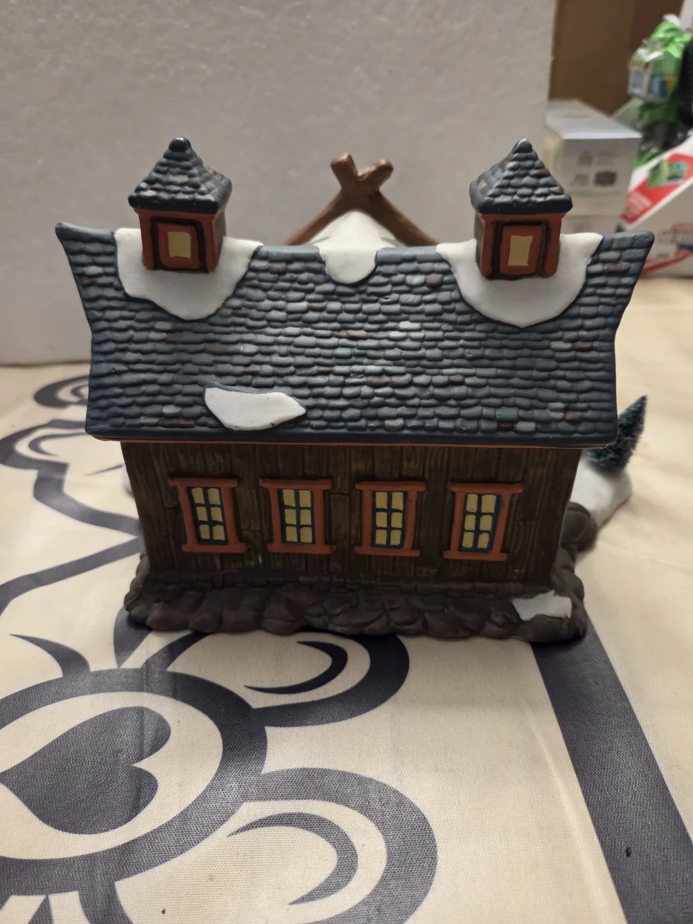 Frost Fishing Shop Holiday Village Figurine - Collectible